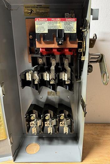 Used PQ3610G Square D 100 Amp 600V 3 Phase Bus Plug