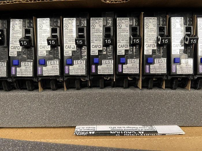 QA115AFCN Siemens 15 Amp 120V Combination Arc Fault Insta Wire Circuit Breaker 804766906657