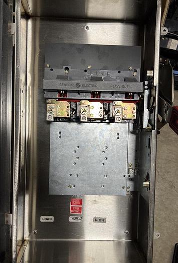 THN3363SS GE 100 Amp 600V 3 Pole Non Fusible Stainless Steel Disconnect New 783164133240