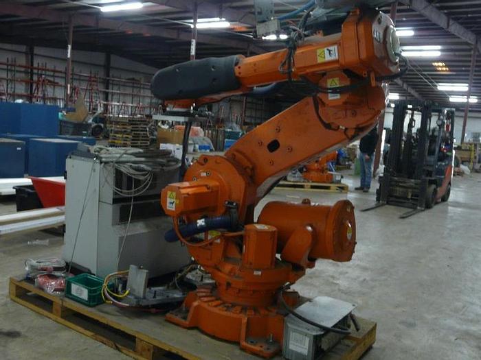 Used ABB IRB 6640-235/2.55 CNC 6 AXIS ROBOT WITH IRC 5 CONTROLLER