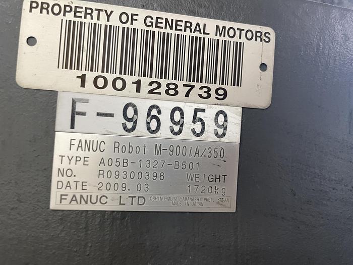 Used FANUC M900iA/350 6 AXIS ROBOT WITH R30iA CONTROLLER