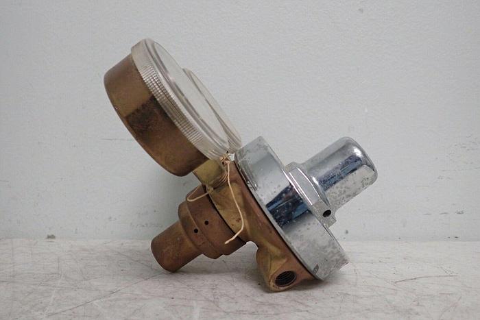 Used Fisher Scientific Company FS-100 CGA-580 Double Gauge Regulator