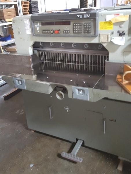 Used Polar Mohr 76 EM highspeed cutter 1991