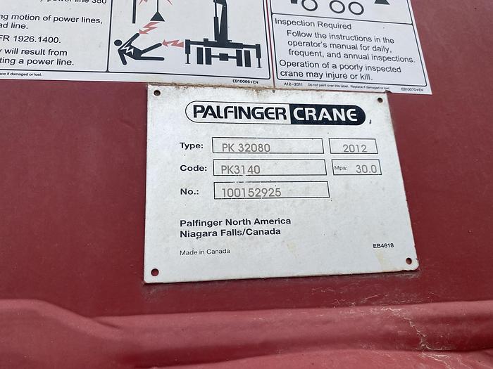 Used 2014 Kenworth Knuckle boom