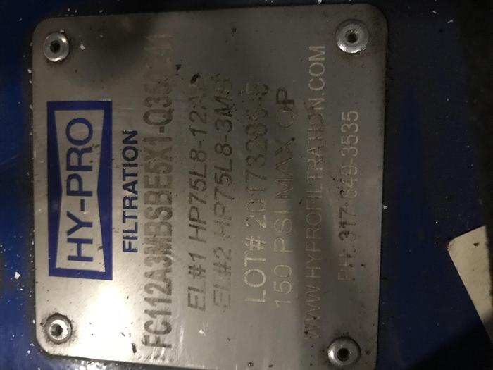 Used HY-PRO FLUID CONDITIONING FC FILTER CART UNUSED UNIT