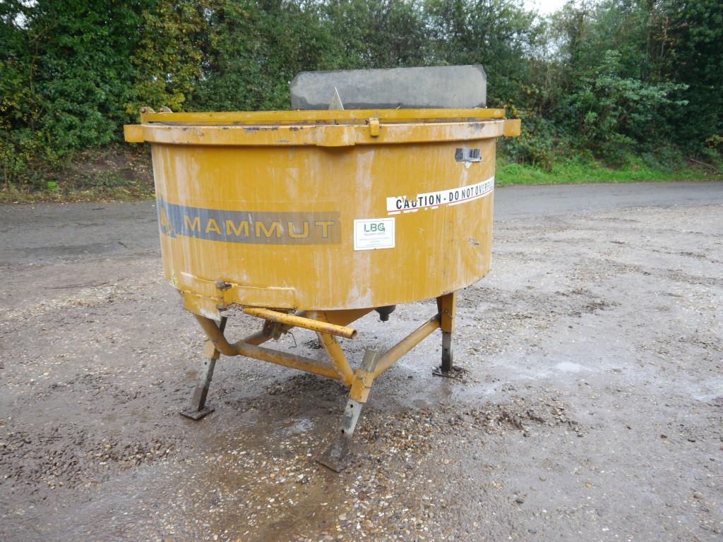 Used Mammut TM150 Pan Cement Mixer