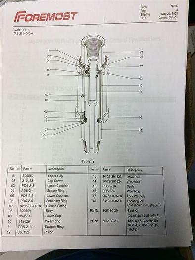 Used 0 Foremost Barber 306130