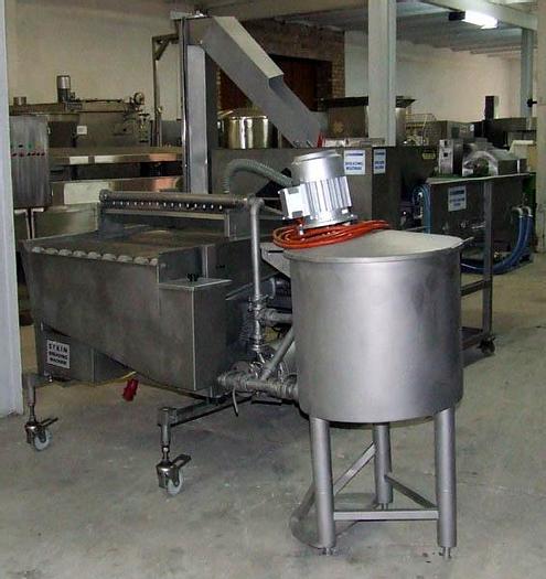 Used Zespół panierownic: mokra z mikserem i sucha - "STEIN"