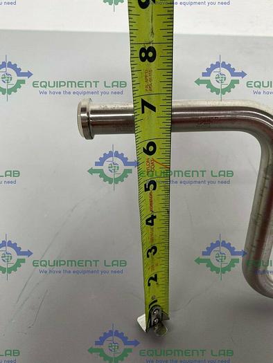 Used Leser 4854.774 Stainless Steel Valve w/ Piping & 1 1/2" & 3/4" Sanitary Fitting