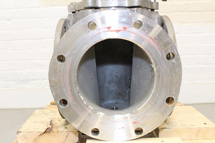 Used Dezurik 8" 3-way Air Operated Valve #43970