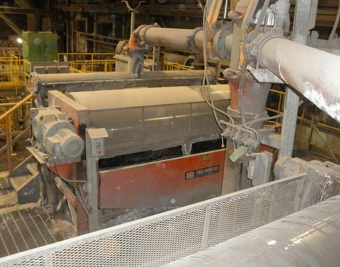 Used Separator, Magnetic, 36" X 96", S/st, Eriez, Drum, (2) #S738514
