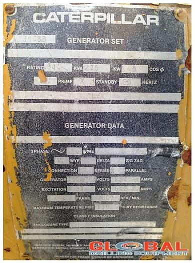 Used Item 0667 : Caterpillar SR-4 Generator Set w/ 3406 Engine