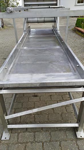 Used Płuczko - separator wibracyjny "Femia" z ruchomą taśmą siatkową