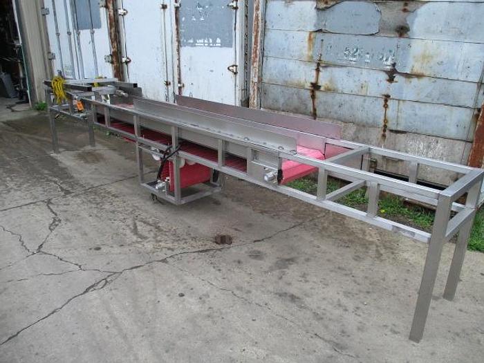 Used Conveyor; Bi-Directional Intralox Belt; 18"Wx9'L