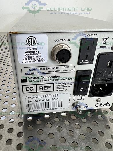 Used Waters  279003152 SFE Heat Exchanger 1000 For Supercritical Fluid Extraction