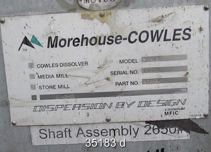 Used Cowles TV-45 Dispersion Mixer #35183