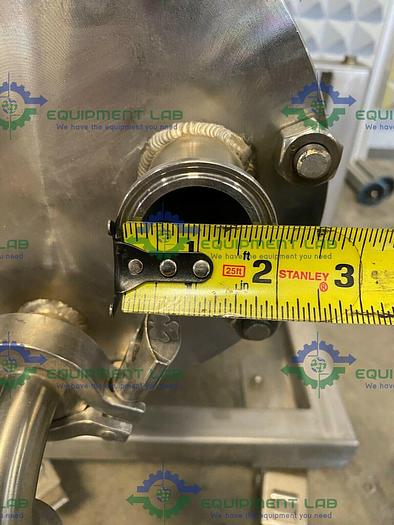 Used Enerquip  Sanitary Stainless Steel Shell and Tube Heat Exchanger on Rolling Cart