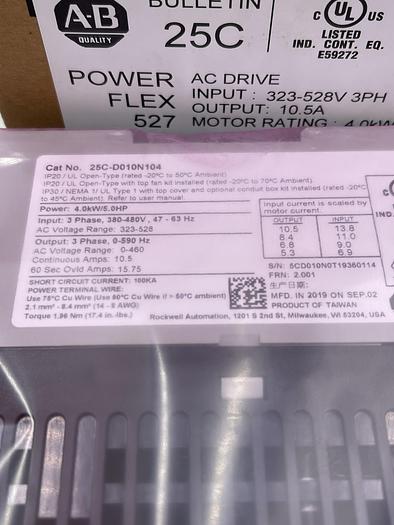 Allen-Bradley 25C-D010N104 Ser B