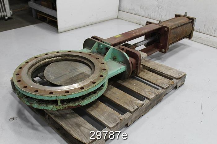 Used Fabri 37r304h01 20" Air Operated Knife Gate Valve #29787