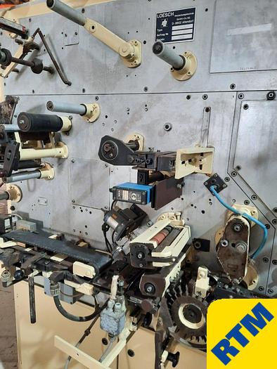 Used (4) LOESCH Logomat CHEWING GUM STICKPACK WRAPPERS