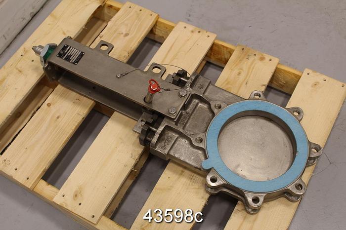 Unused Flow Control Components 8" Hand Operated Knife Gate Valve #43598