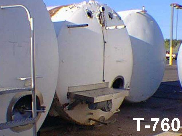 Used 5000 GALLON STORAGE TANK.  CHICAGO STAINLESS