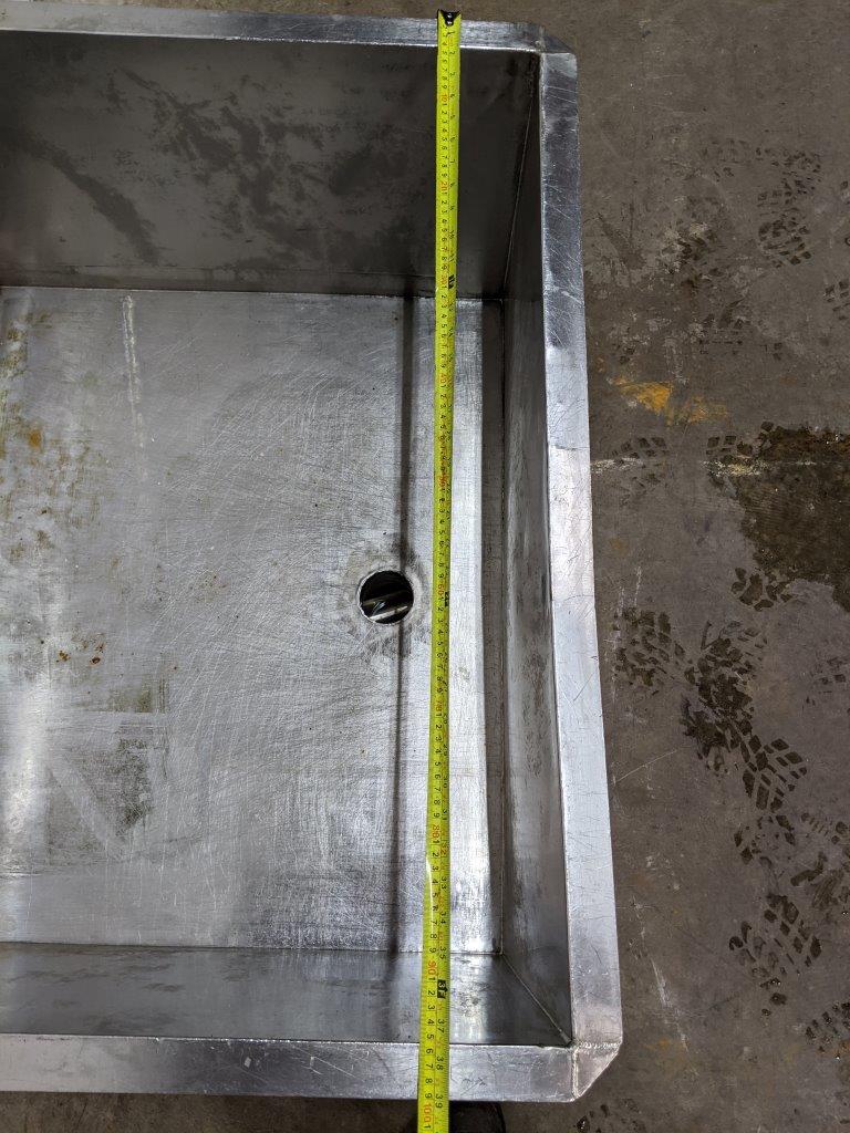 Used 80 Gallon Rolling Square Tank