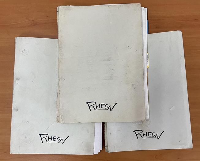 Used RHEON Pastry Sheeting Line MD303, GK012, OF891