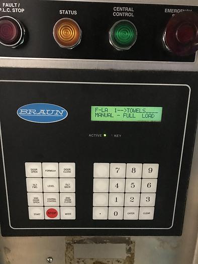 Used 1992 Braun 600lb gas dryer