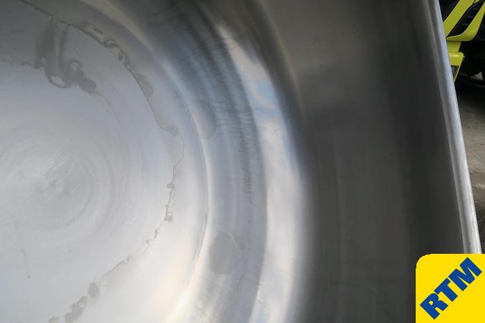Used (4) Stainless Steel Coating Pans