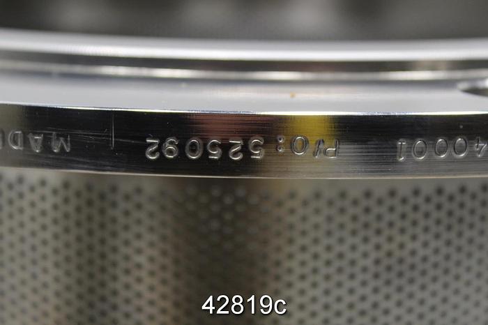 Unused Thune Kvaerner SP-32 Screw Press Basket with 1.5mm Holes #42819