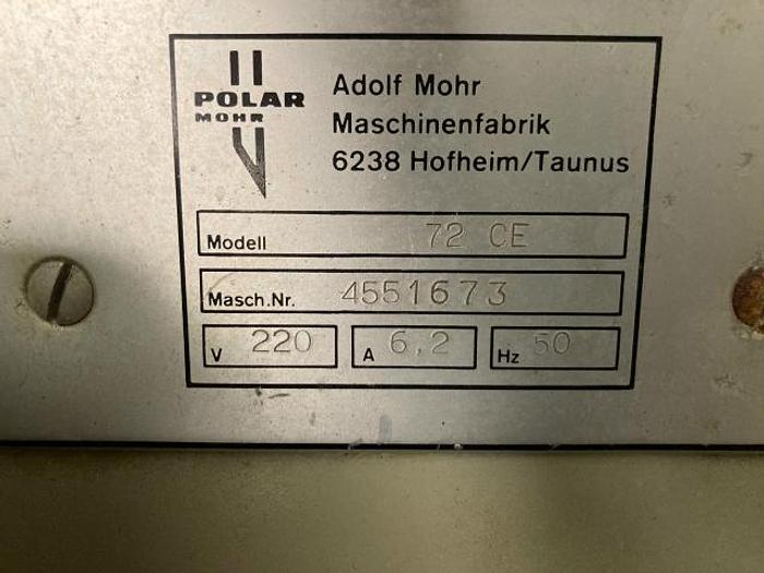 Utilisé 1974 POLAR 72CE 