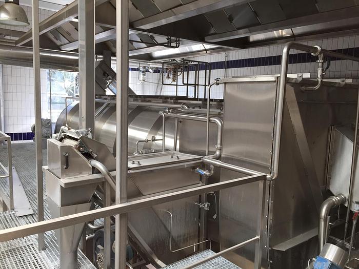 Gebraucht Blanchieranlage für Karotten und Rote Beete, Fabrikat Komen & Kuin