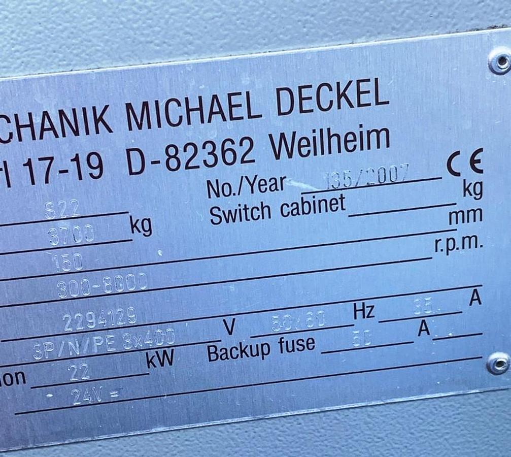 Gebraucht 2007 Deckel S22P