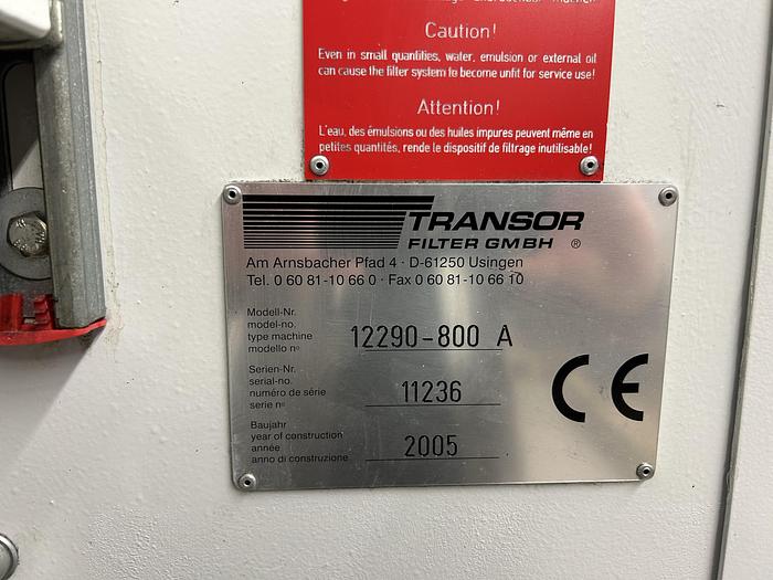 Used 2005 Transor  12290/800 A