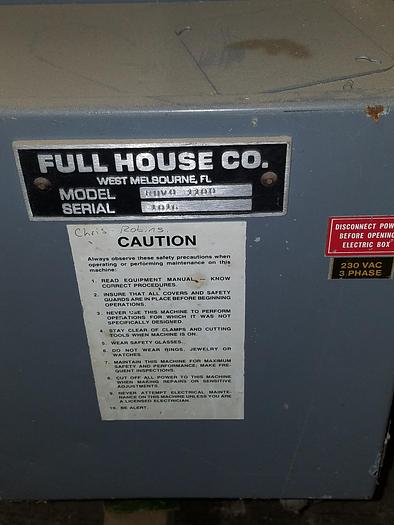 Used Ruvo/Fullhouse 1100 Door Sizer  & Beveler