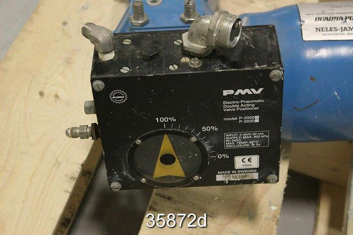 Used Neles Jamesbury 3" Air Operated Butterfly Valve, 815L-11-3600-MT #35872