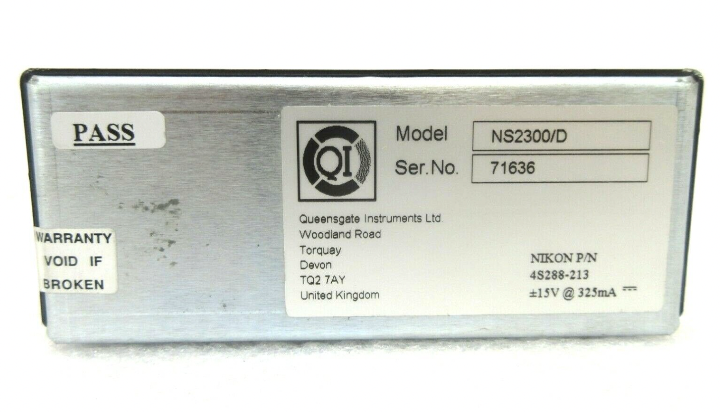 Used Queensgate NS2300/D Position Sensor Unit Nikon 4S288-213 NSR-S205C Working Spare