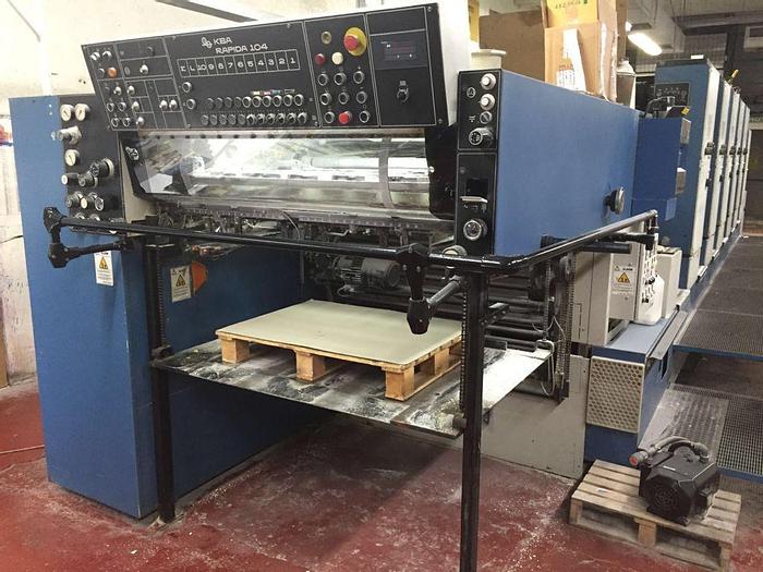 Used KBA 104 Perforation 5 color Straight 1998