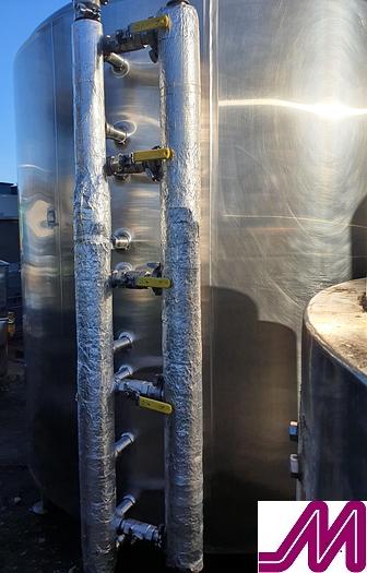Used WCB 7,500 Litre Stainless Steel Jacketed and Agitated Tanks