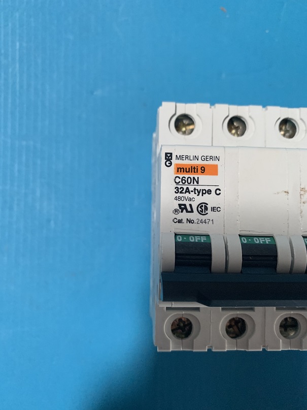 Used Merlin Gerin Earth Leakage Circuit Breaker C60N 32A-type