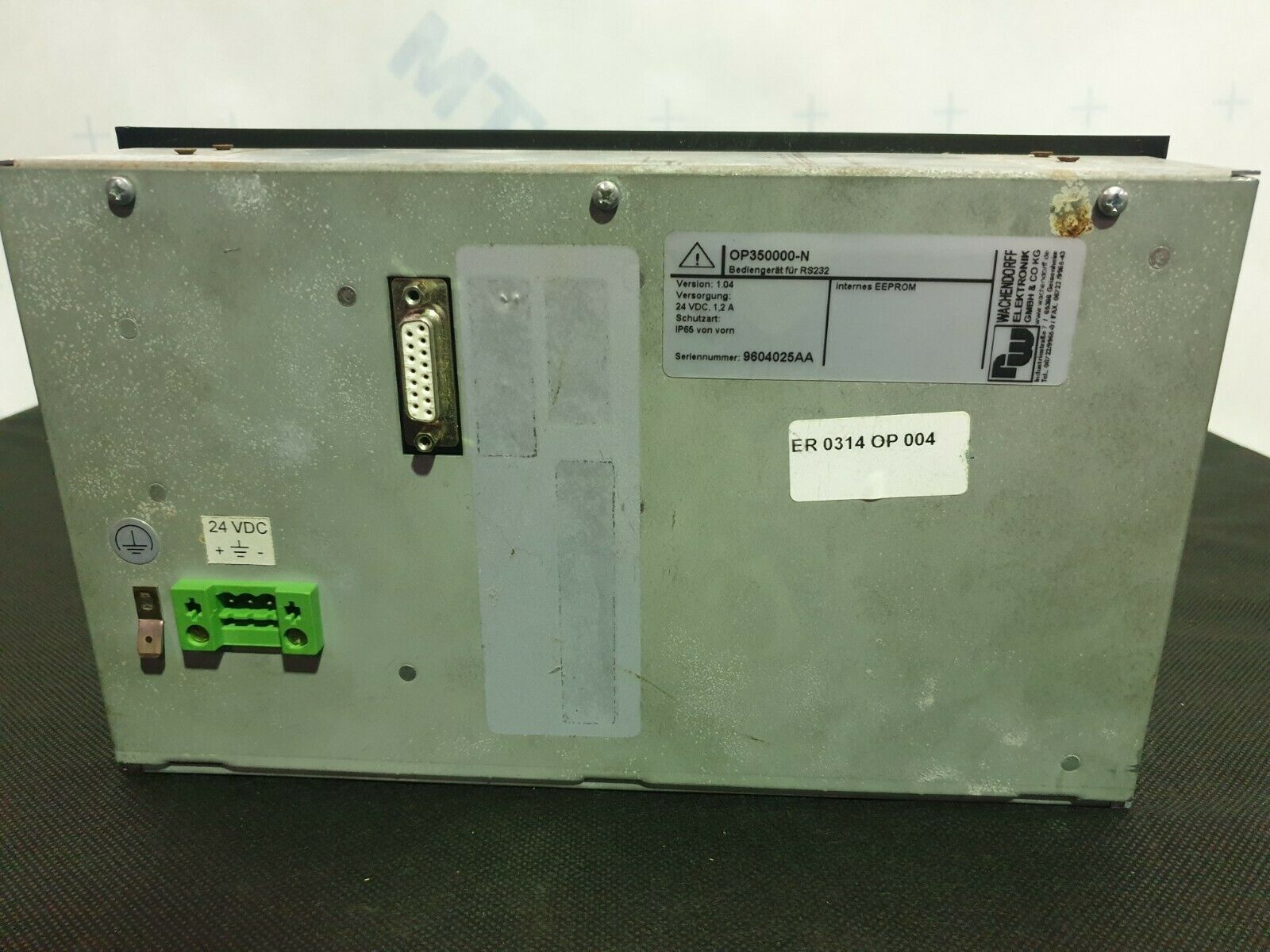 Used Wachendorff Opus 3-N Controller OP350000-N Version 1.04 NO KEY