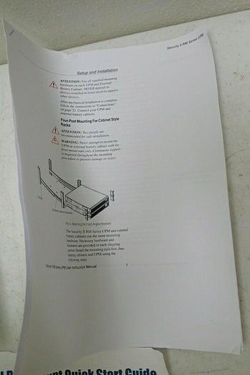 Used Ametek Powervar Security II Rackmount UPM