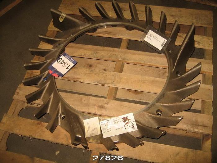 Used Voith SLUSHMAKER 34" Slushmaker Rotor And Stator, 34-114A Rh,
Defibering Ring 34Cc-122, 410Ss, New #27826