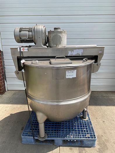 Used 200 GALLON HAMILTON DOUBLE MOTION KETTLE - S/S - JACKETED