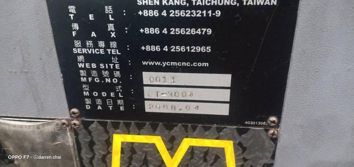 Used 2008 YCM GT-300A CNC TURNING LATHE MACHINE