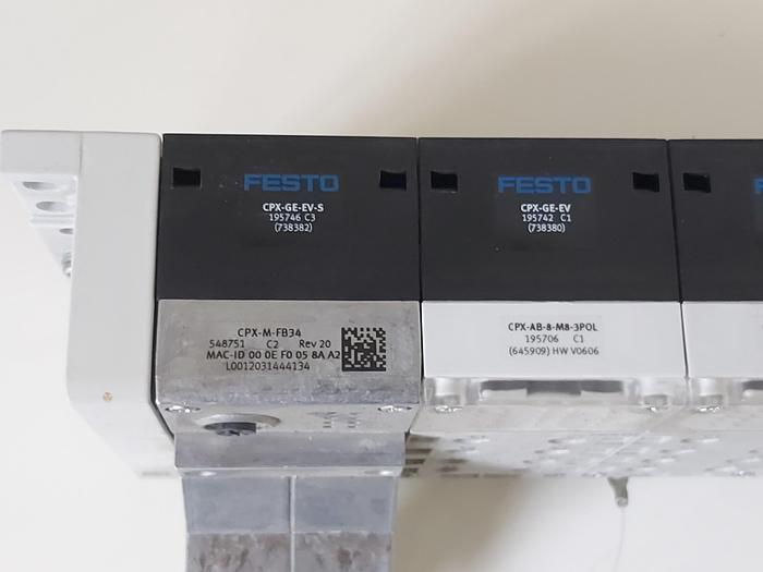 CPX Busknoten Terminal + Ventilinsel, 3S7PL8 3FN75, Festo neu