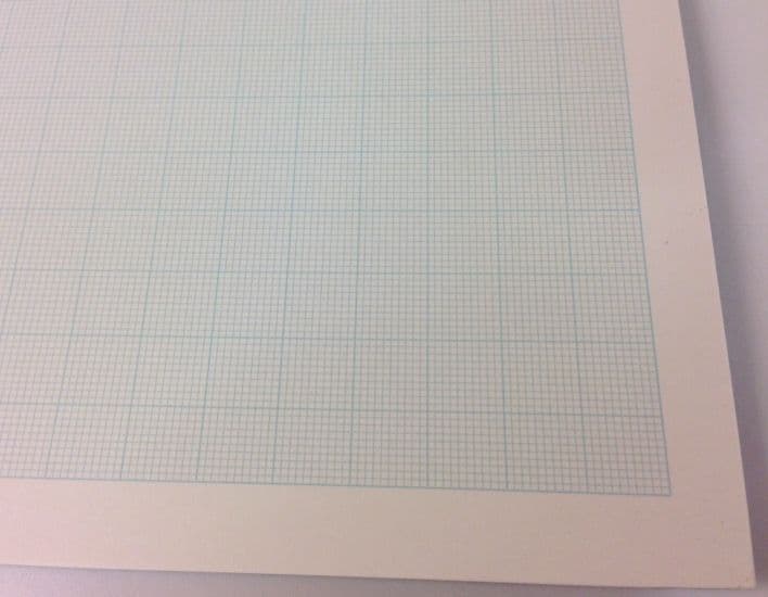 Schoellershammer 'QuickDick' 4G Blue-Line Gridded Graph Board (1.5mm)  51x73cm - QD3075 (Pk 25)