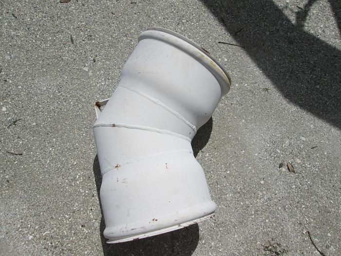 Used Pierce IPS Epoxy Coated PVC Elbows
