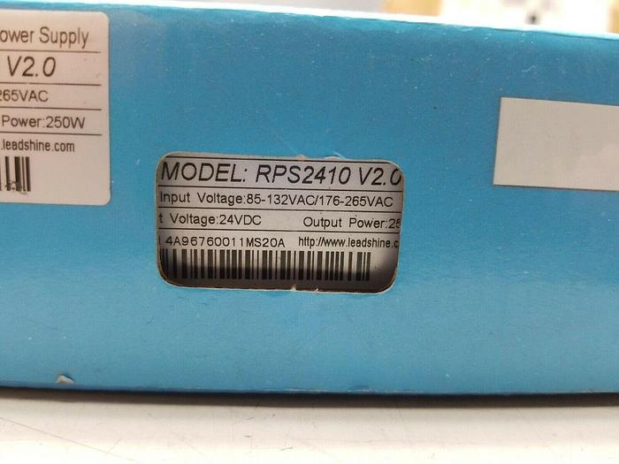 Used LEADSHINE RPS2410 V2.0 STEPPER/SERVO POWER SUPPLY